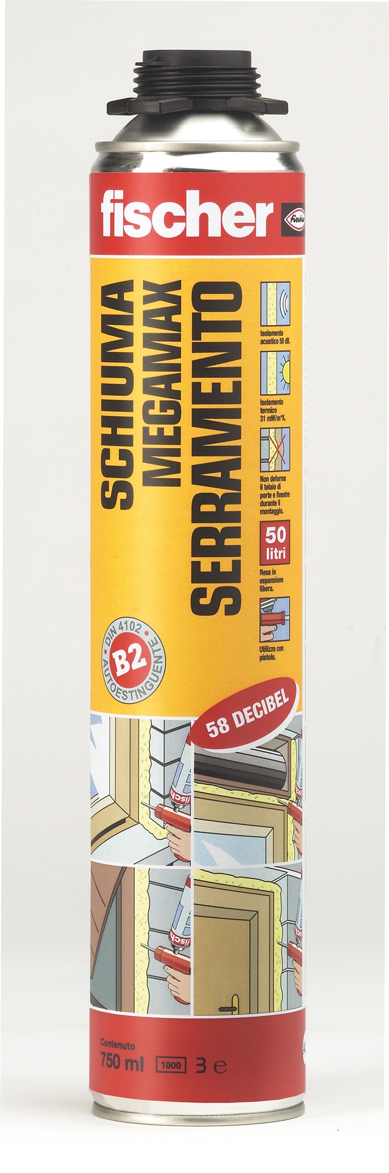 PUP W 750 Schiuma per serramento